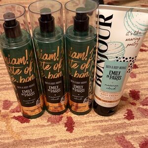 Bath & Body Works Emily in Paris Fragrance Mist and Body Cream Set